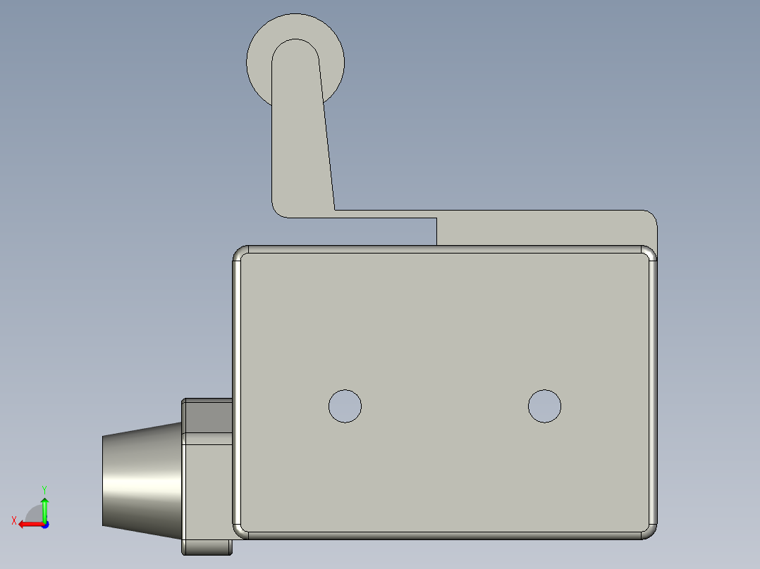 TZ-7144限位开关x后视图