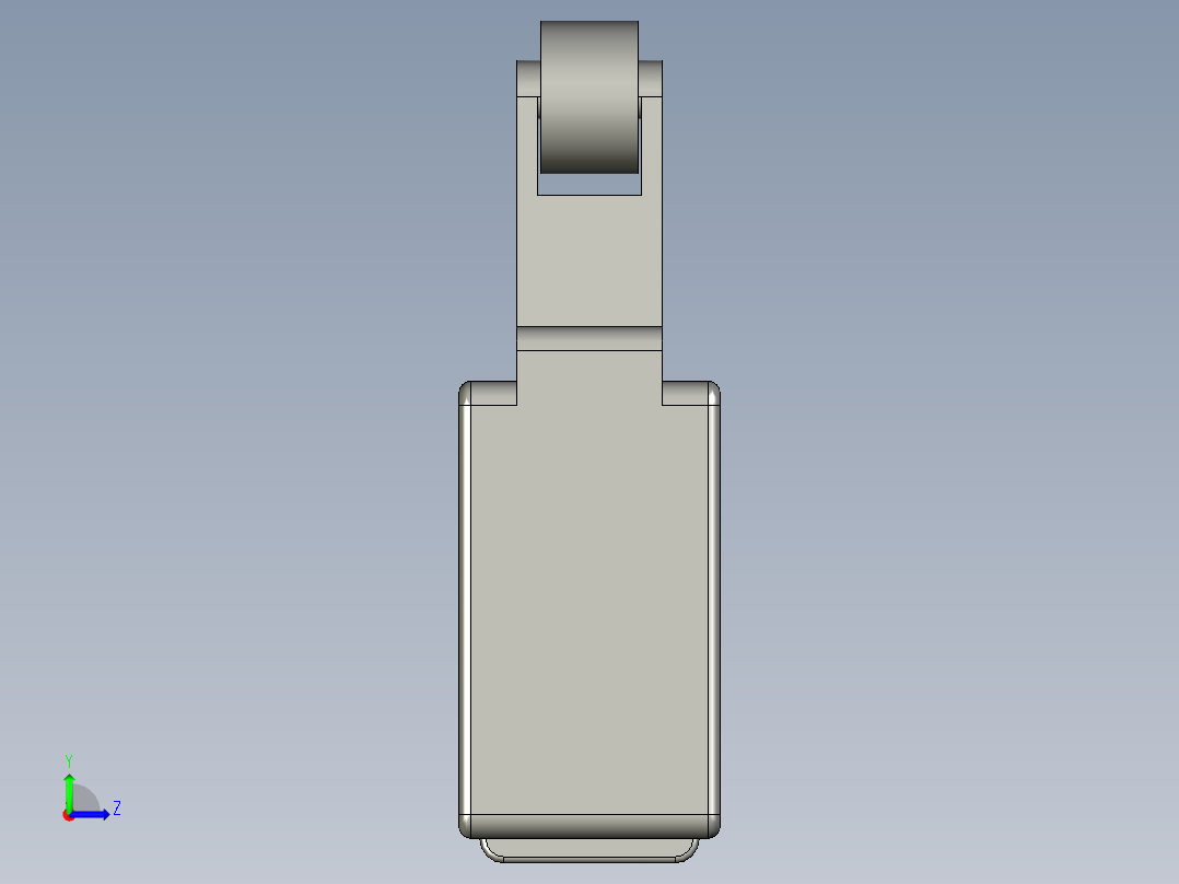 TZ-7144限位开关x左视图