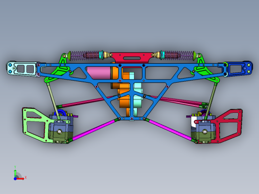 直立怪兽攀爬玩具车前视缩略图