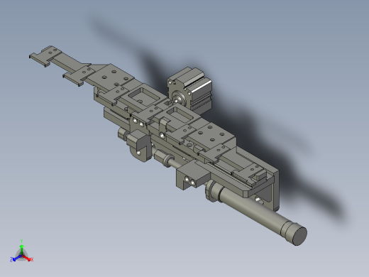 拨料组正等轴测缩略图