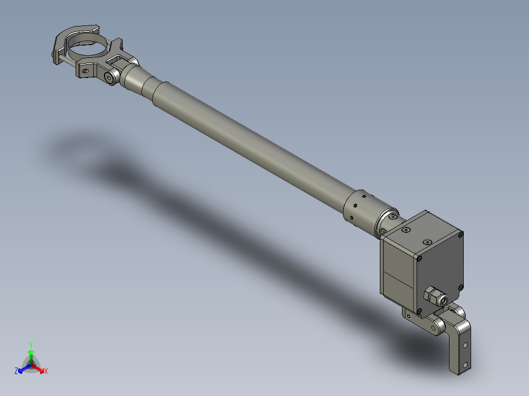 平衡臂CAR281TLS1chiusosensoremagnetico正等轴测图