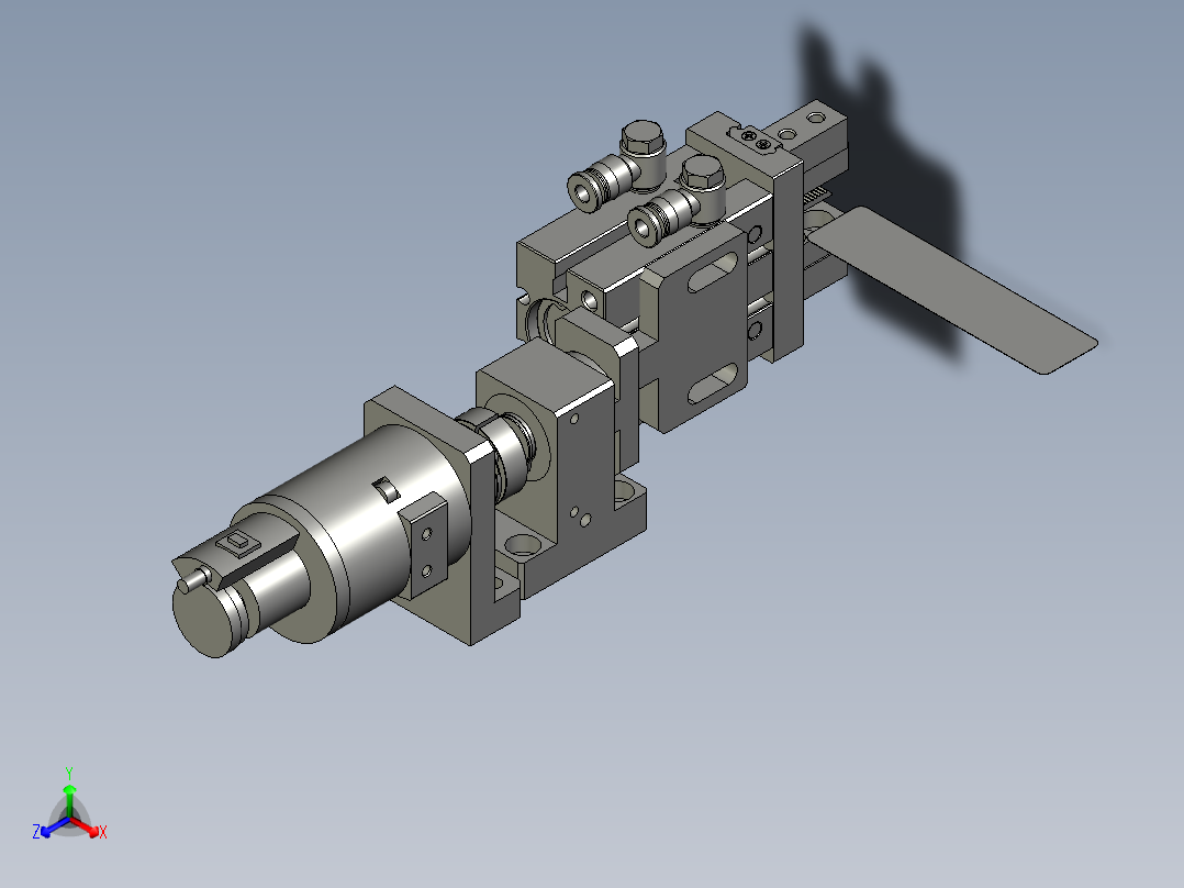 夹膜旋转组件1-21主视图