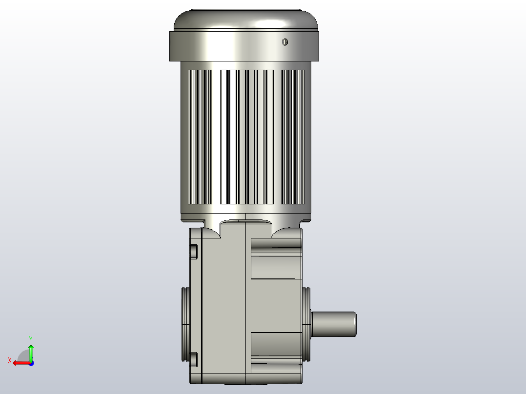交流减速机ZDF3-22A5K-60K-200-S3后视图