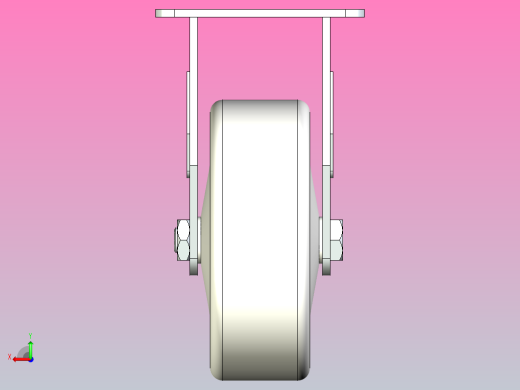 脚轮CKQ01-D90-PB后视缩略图