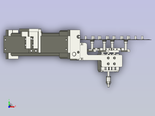 XX02-下料机械手装配前视缩略图