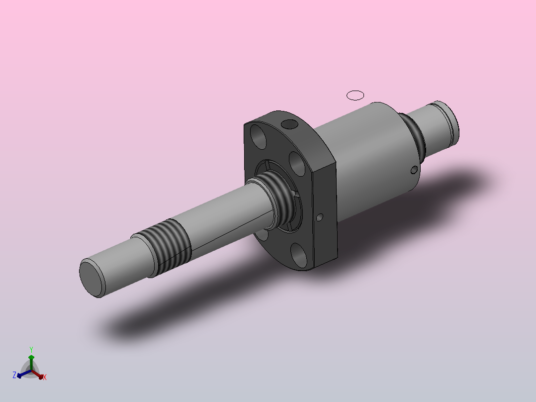 杰斯特滚珠丝杆SFNI╱SFI系列[SFIR2505-4-N]主视图