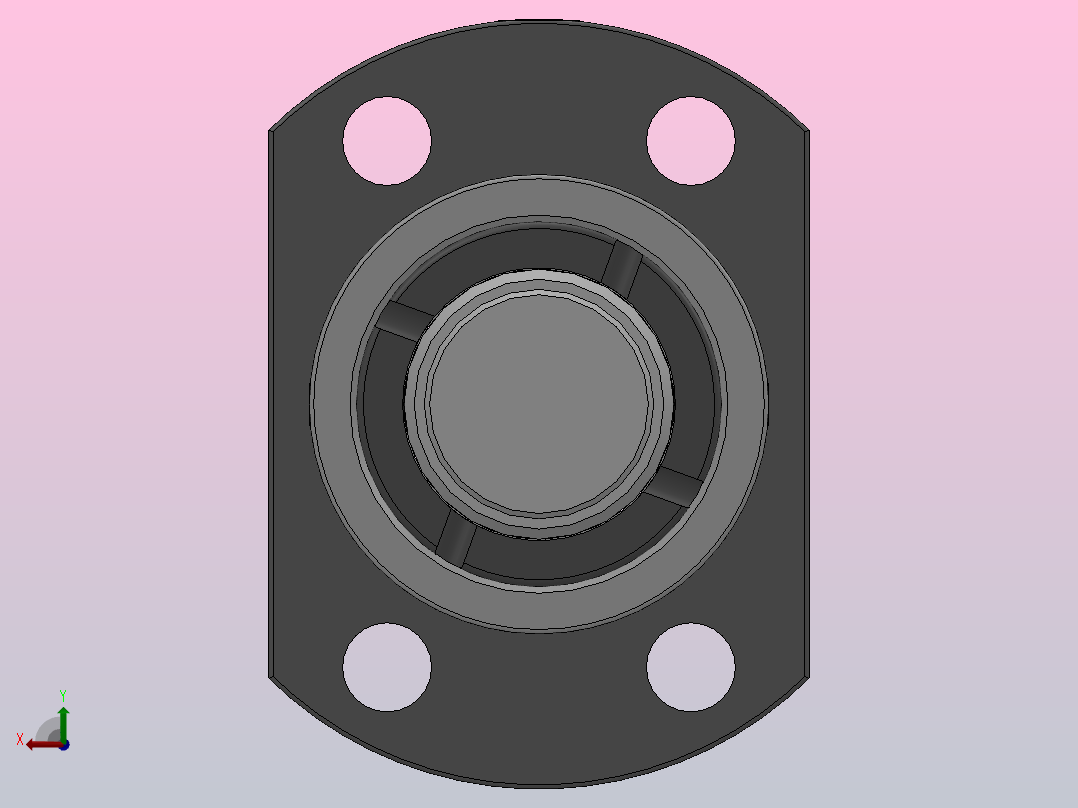 杰斯特滚珠丝杆SFNI╱SFI系列[SFIR2505-4-N]后视图