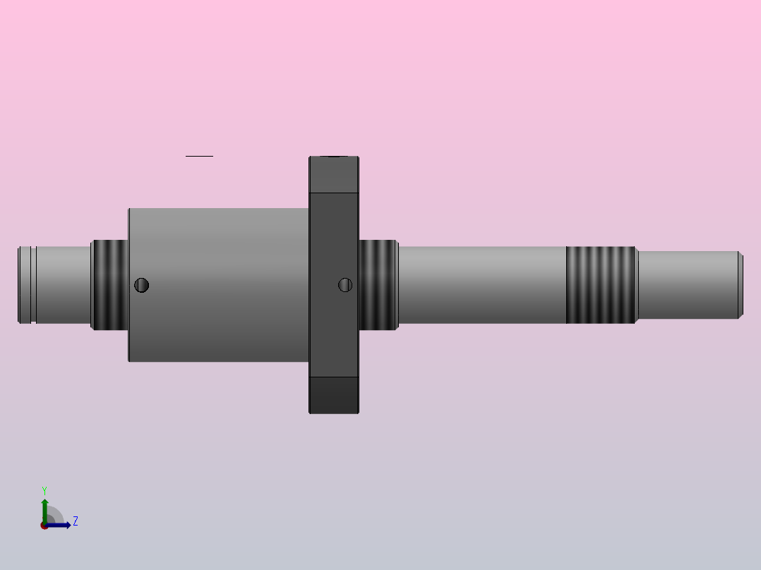 杰斯特滚珠丝杆SFNI╱SFI系列[SFIR2505-4-N]左视图