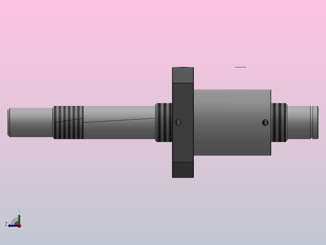 杰斯特滚珠丝杆SFNI╱SFI系列[SFIR2505-4-N]右视图