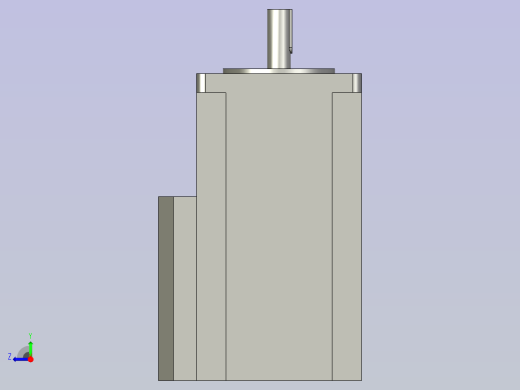带刹车电机TC57-BZ右视缩略图