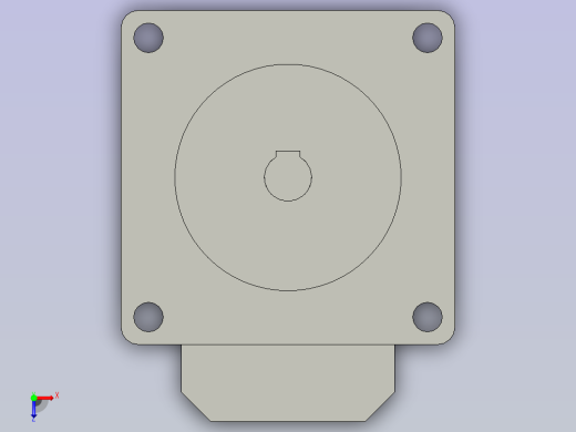 带刹车电机TC57-BZ俯视缩略图