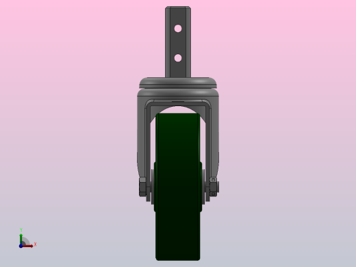 脚轮Colson-3_00514_109 2 1_2 LG X 7_8 SQUARE (MTG31)前视缩略图