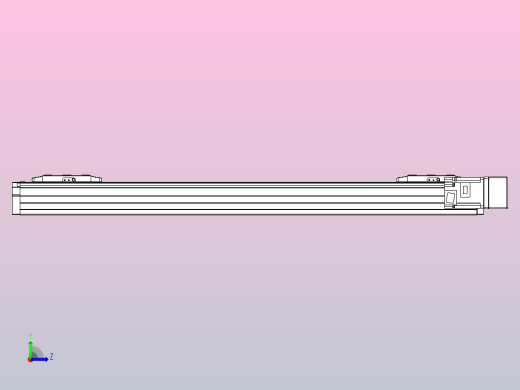 滚珠丝杠线性轴TPA-GCRS-80-1610C-L250-MR-M20-N3左视缩略图