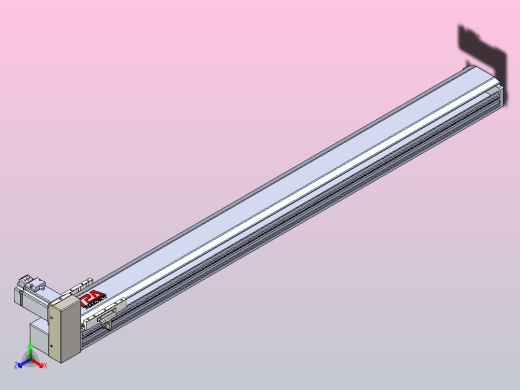 皮带直线轴半封闭可选导轨TPA-HNB-120D-110-L1150-RU-Y-P40-N3