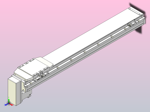 滚珠丝杠直线轴内置导轨TPA-GCR-120-1610C-L650-MP-M40-N3正等轴测缩略图