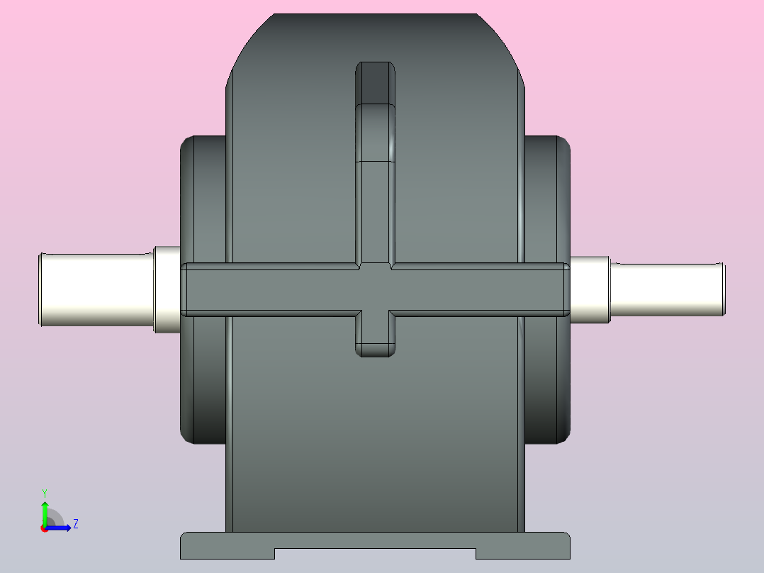ZQ-35-1(50)-II-Z减速机.ipt左视图