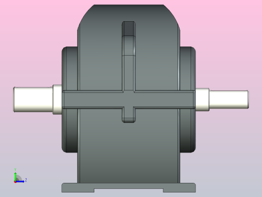 ZQ-35-1(50)-II-Z减速机.ipt左视缩略图