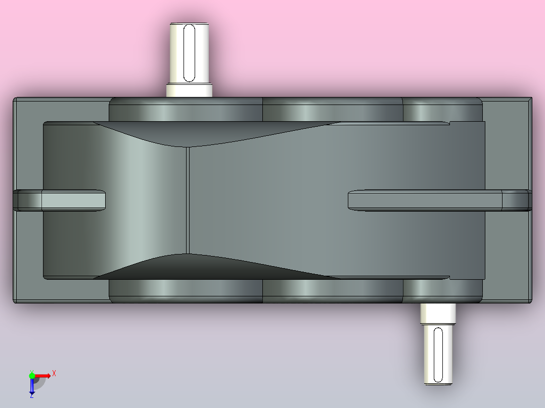 ZQ-35-1(50)-II-Z减速机.ipt俯视图