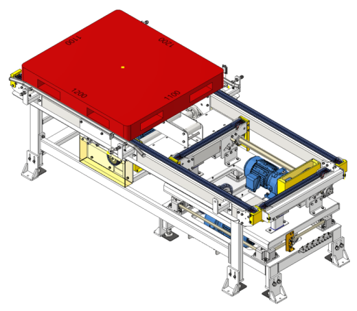 链条传送带 +瓦列的分流器（宽度1200mm x 1500kg）缩略图