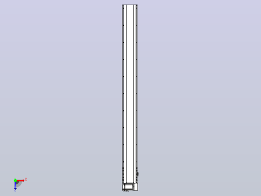 皮带直线轴半封闭可选导轨TPA-HNB-175D-140-L1800-RU-C-P75-N3俯视缩略图