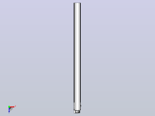 皮带直线轴半封闭可选导轨TPA-HNB-202D-140-L2850-LU-Y-P75-N3俯视缩略图