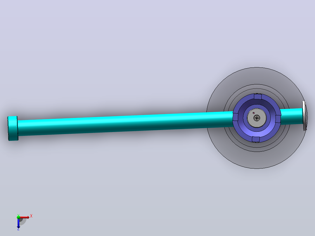 螺旋千斤顶（F=46KN,L=210mm）（SW+CAD+说明书）俯视图