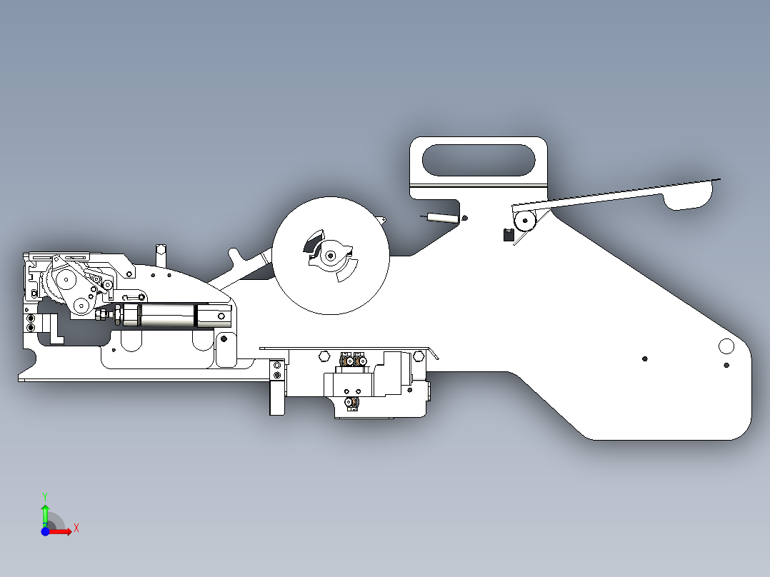 SMT FEEDER供料器进料器step前视图