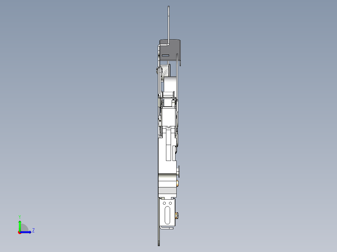 SMT FEEDER供料器进料器step左视图