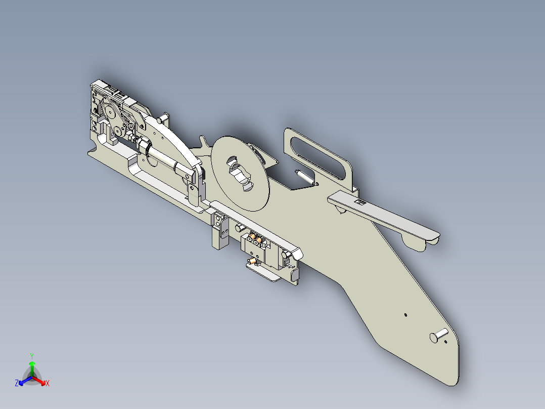 SMT FEEDER供料器进料器step正等轴测图