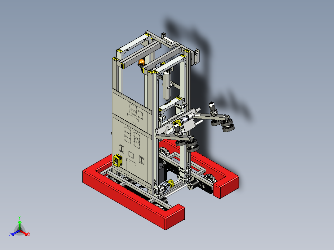 Worbots 4145 2018 (After Miami)麦克纳姆轮车3D图纸 STP格式正等轴测图