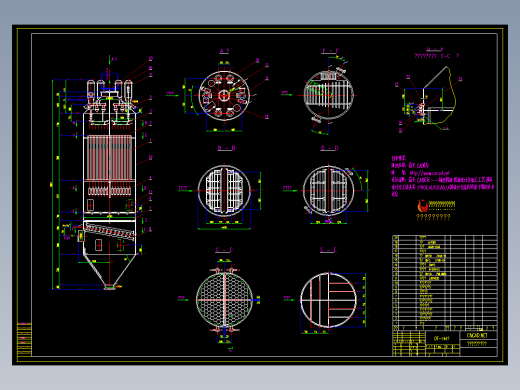 蜂窝袋式除尘器详图
