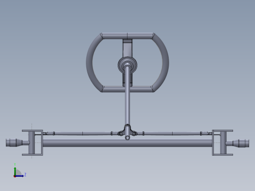 solidworks 转向总成左视缩略图