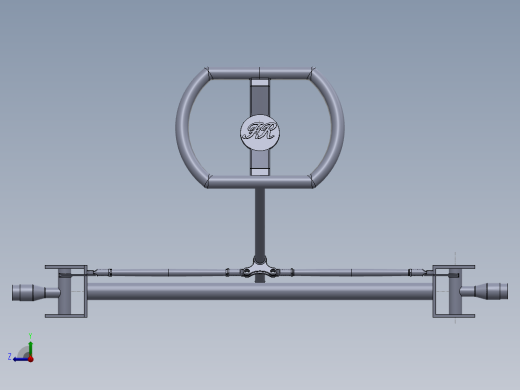solidworks 转向总成右视缩略图
