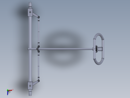solidworks 转向总成俯视缩略图