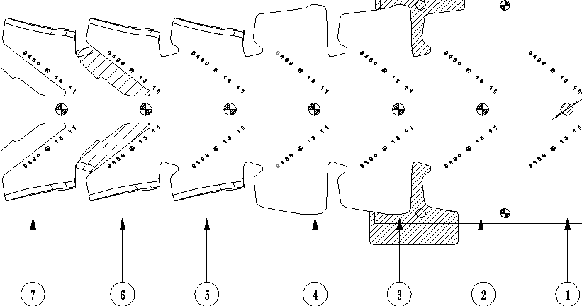 汽车前支撑板级进模设计
