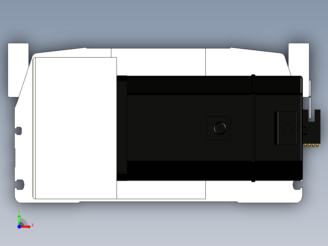 Toyo东佑达直线模组-ETB22-L40-2600-L-M75-C4前视图