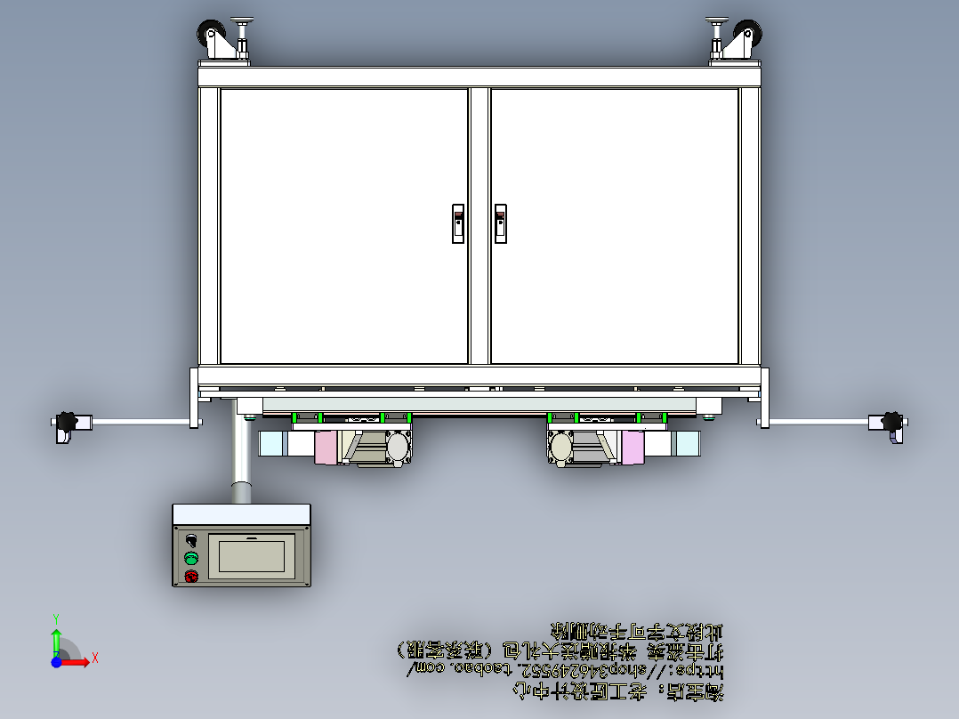A5_双折弯机SW2016前视图