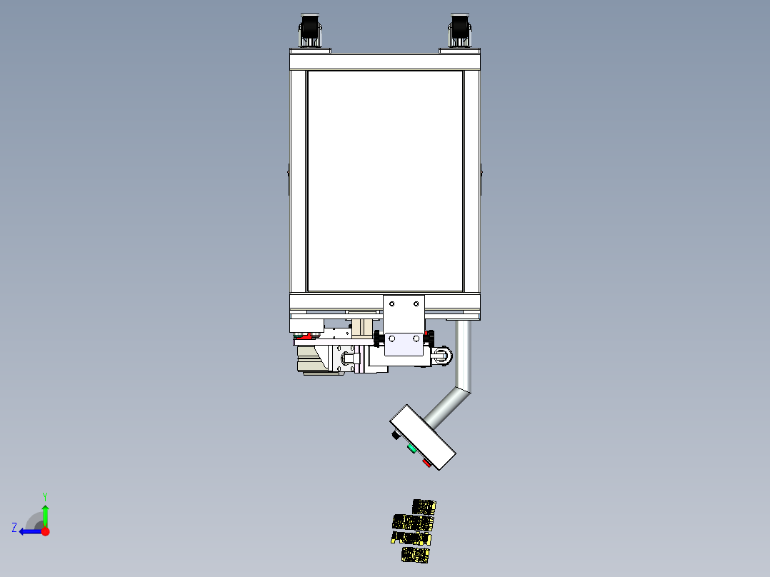 A5_双折弯机SW2016右视图