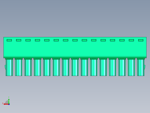DEGSON 15EDG 系列 3.81mm 插拔式接线端子-15EDGK-3.81-15P-14-00AH后视缩略图