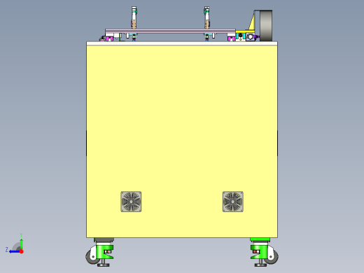 摆盘上料机3D图纸 3D模型自动化设备3D图纸3D模型 上料机机械3D图纸右视缩略图