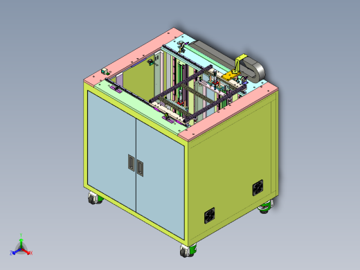 摆盘上料机3D图纸 3D模型自动化设备3D图纸3D模型 上料机机械3D图纸正等轴测缩略图