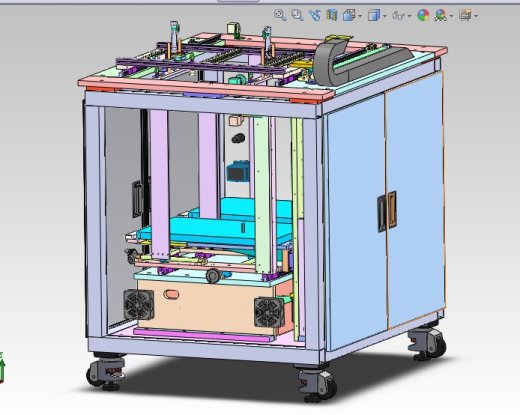 摆盘上料机3D图纸 3D模型自动化设备3D图纸3D模型 上料机机械3D图纸缩略图
