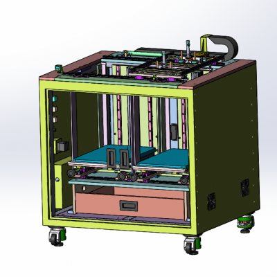 摆盘上料机3D图纸 3D模型自动化设备3D图纸3D模型 上料机机械3D图纸缩略图