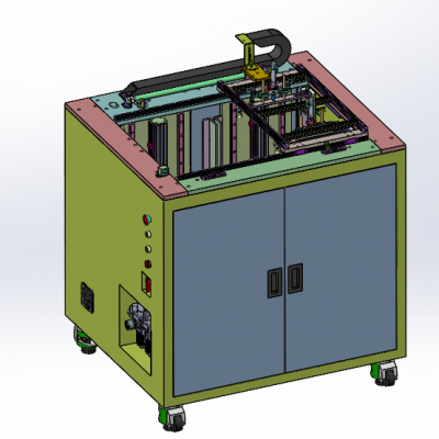 摆盘上料机3D图纸 3D模型自动化设备3D图纸3D模型 上料机机械3D图纸缩略图