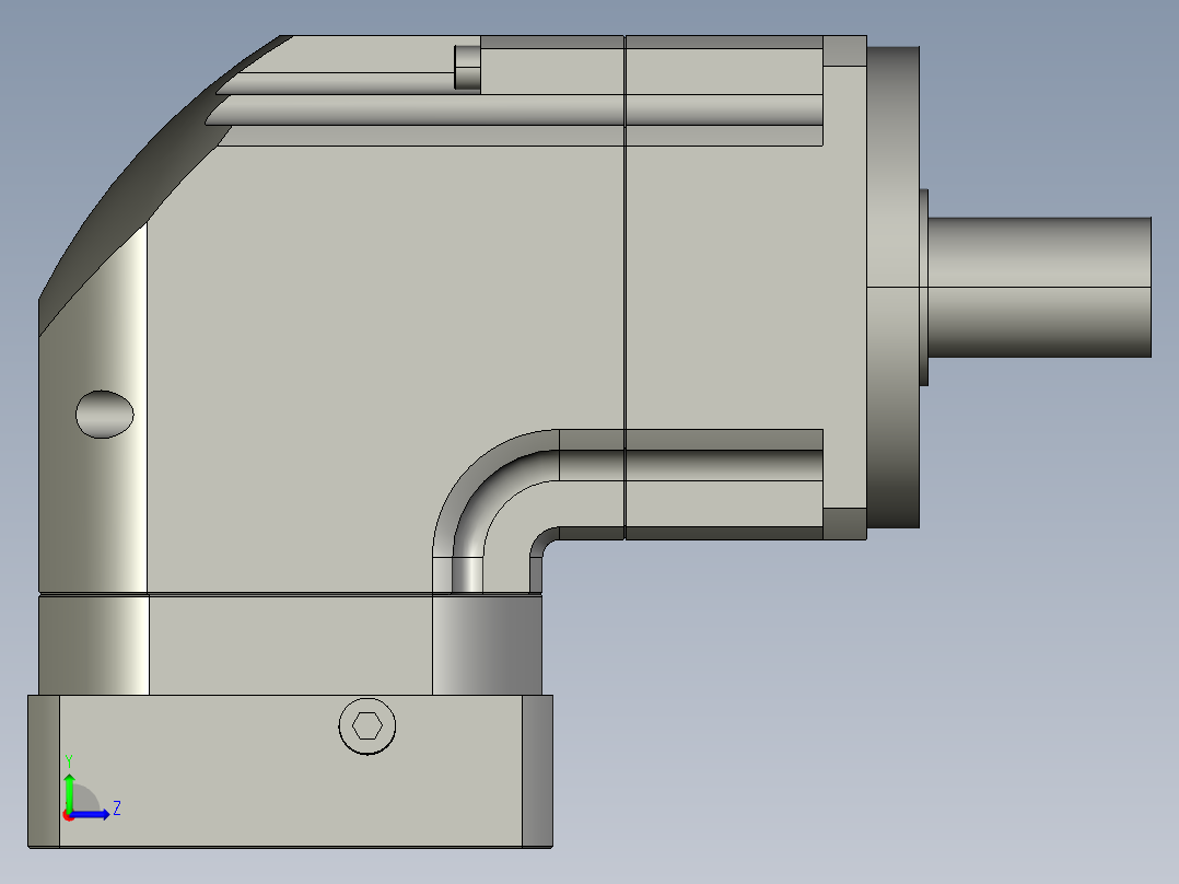 斜齿ZPGH115-L1 19-95-130-M8-6B LR65.STEP左视图