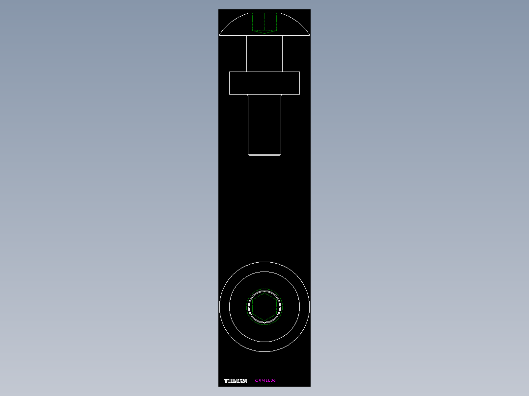 吊模栓CHNN,CHNLL-2D多系列多零件图纸模型