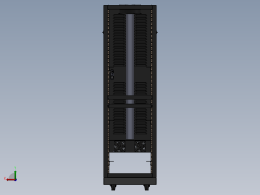 19英寸设备机架后视缩略图