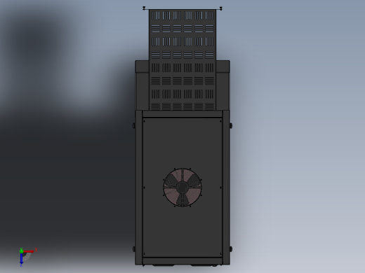 19英寸设备机架俯视缩略图