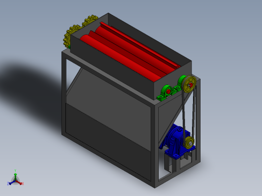 椰子剥皮机coconut-peeling-machine-SW正等轴测缩略图