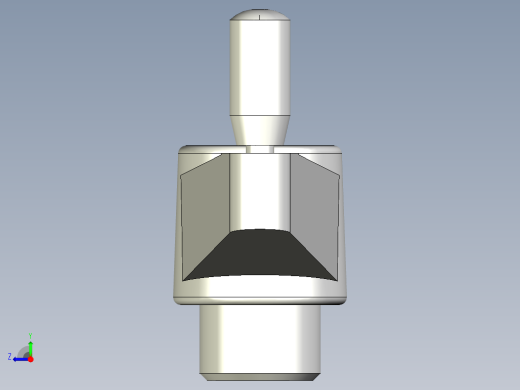 旋轉把手MT-3D多系列多零件图纸模型右视缩略图